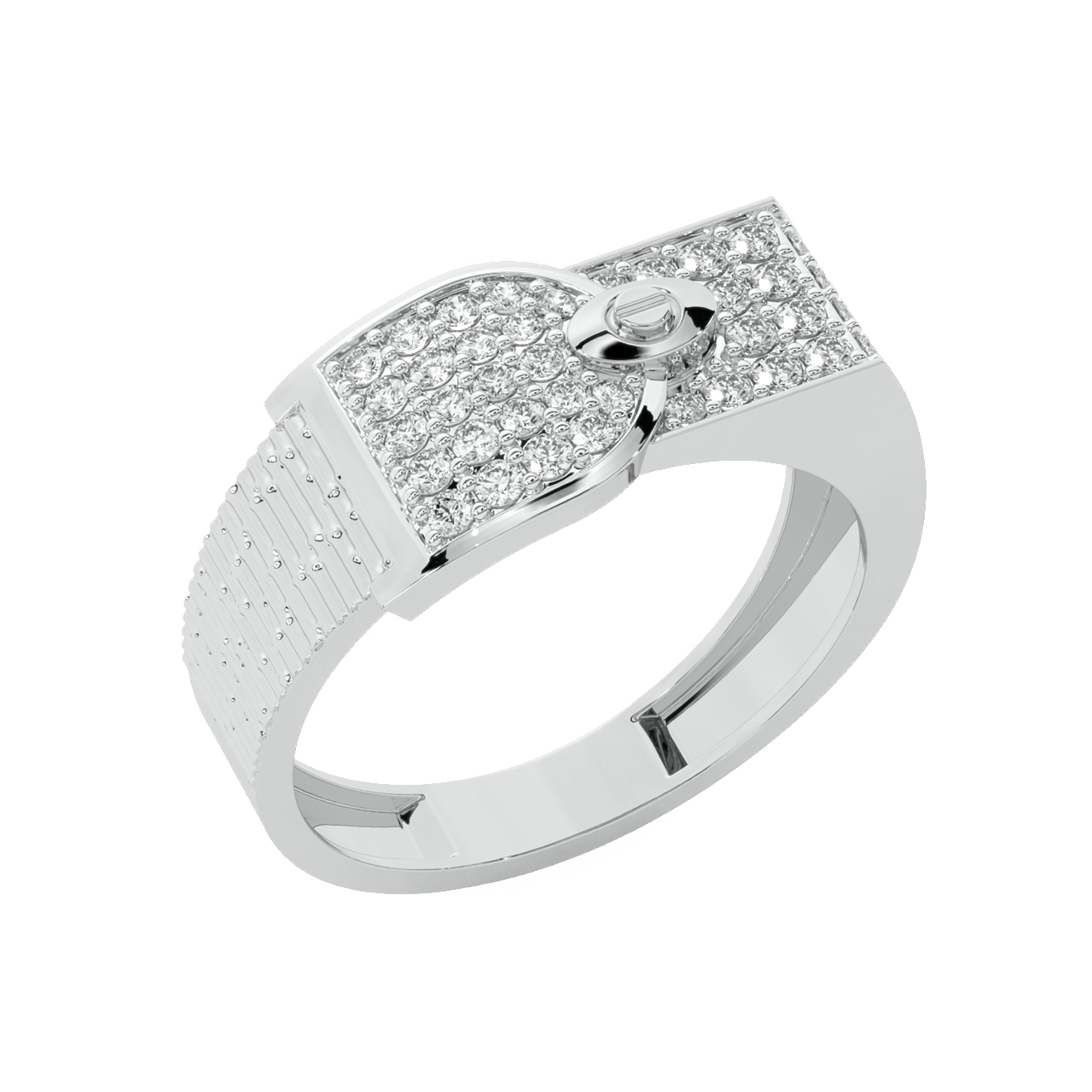 William Round Diamond Ring For Men